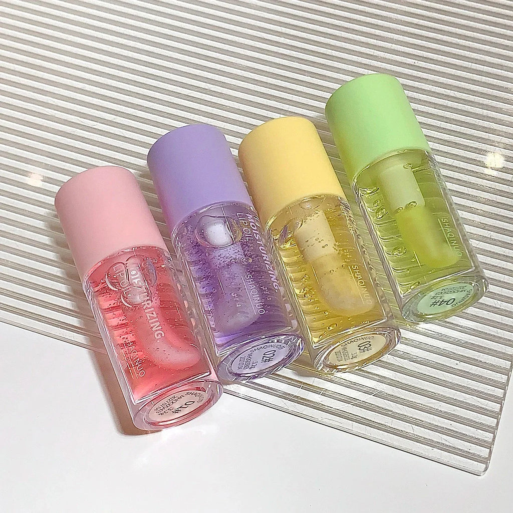 Water Light Lip Gloss Moisturizer Transparent Jelly Mirror Fruit Crystal Lip Oil Clear Hydrating Plumping Korean Lip Care Makeup